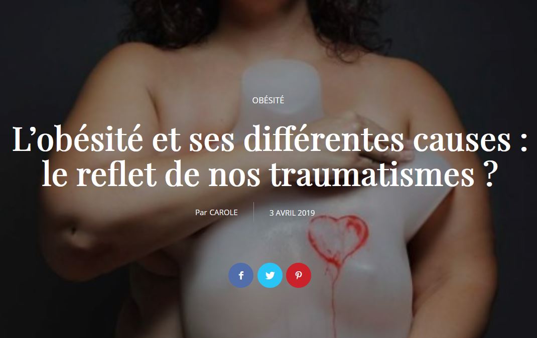 L'obesite, reflet de nos traumatismes